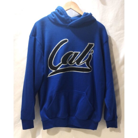 Original Deluxe Supply Pull Over  Cali Hoodie Extra Large Blue - Picture 1 of 6